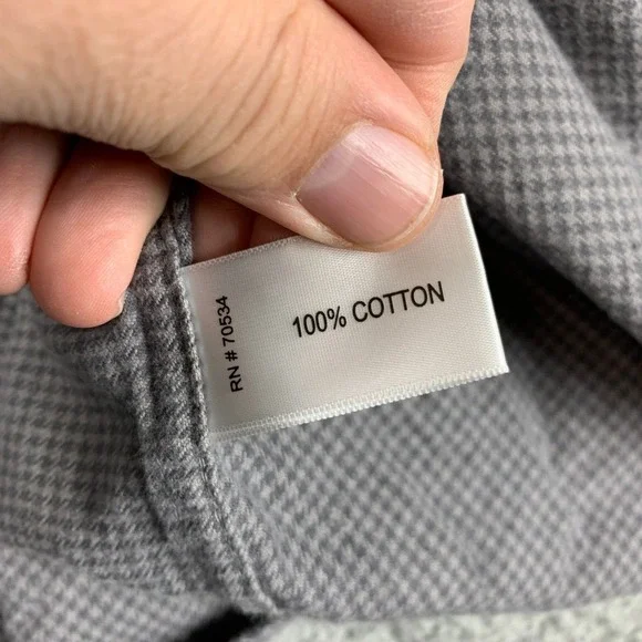 Orvis Shirt Mens 2XL XXL Grey Houndstooth Fairbanks Flannel Outdoor Long Sleeve - Picture 10 of 12